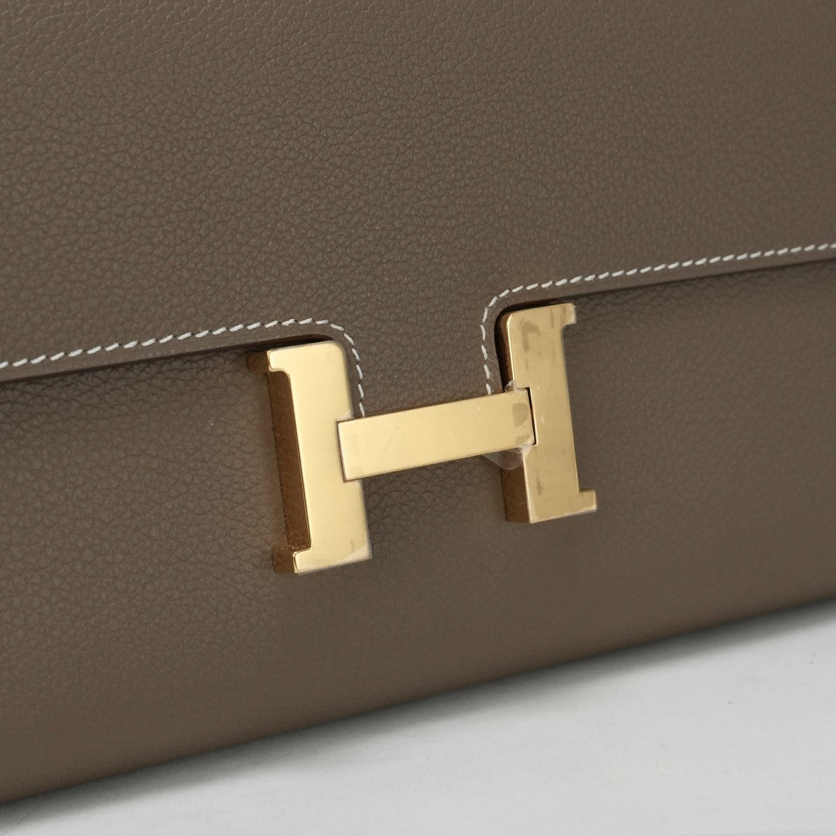 HERMES HERMES Constance long to go Constance to go Wallet Long Wallet Ever Color Etoop Grey Gold Hardware Ever Color