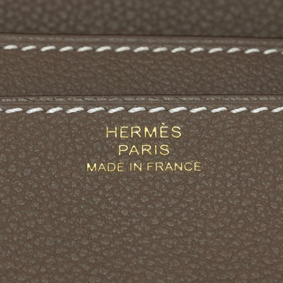 HERMES HERMES Constance long to go Constance to go Wallet Long Wallet Ever Color Etoop Grey Gold Hardware Ever Color