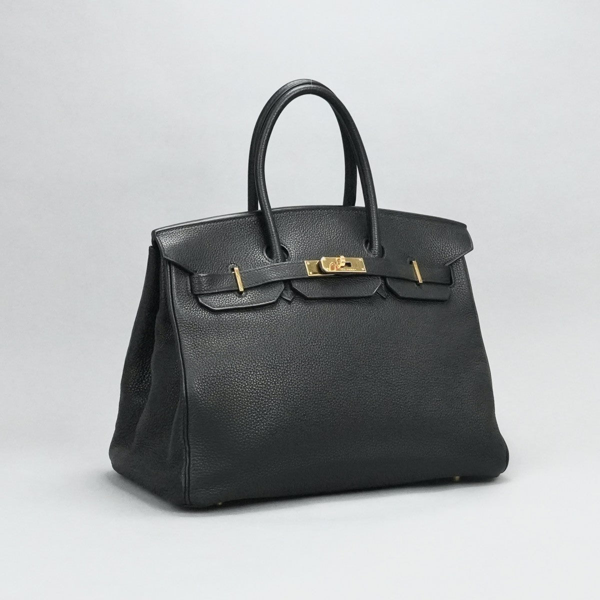 HERMES 헤르메스 Birkin 35 Birkin 35 토트 백 토고 누아 블랙 골드 하드웨어