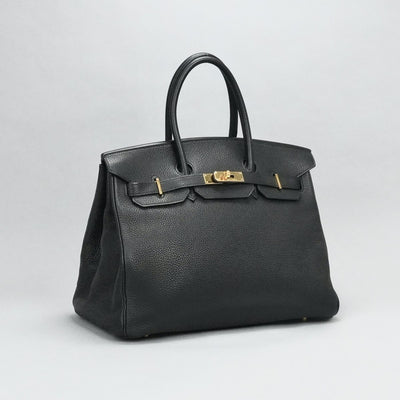 HERMES 爱马仕 Birkin 35 Birkin 35 手提袋多哥黑金硬件