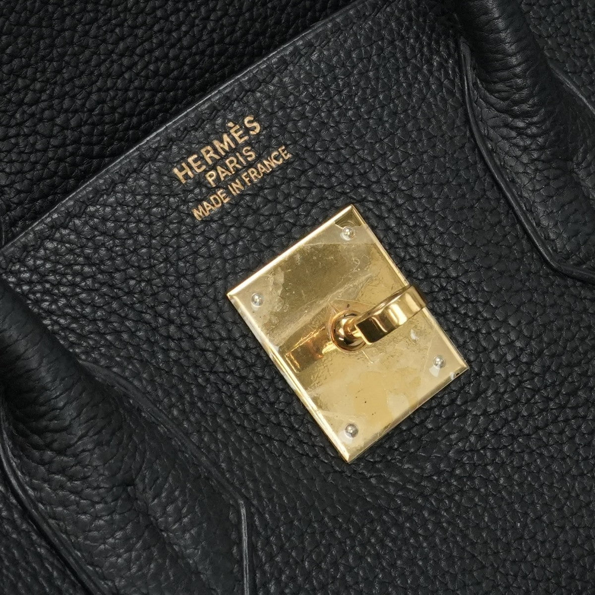 HERMES 헤르메스 Birkin 35 Birkin 35 토트 백 토고 누아 블랙 골드 하드웨어