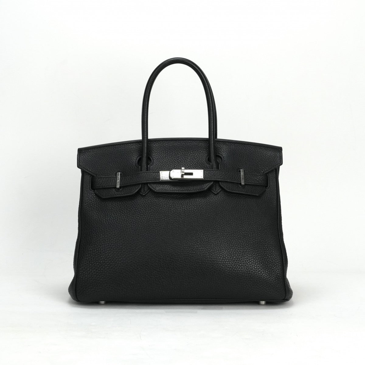 HERMES 헤르메스 Birkin 30 Birkin 30 토트 백 토고 누아 블랙 실버 하드웨어