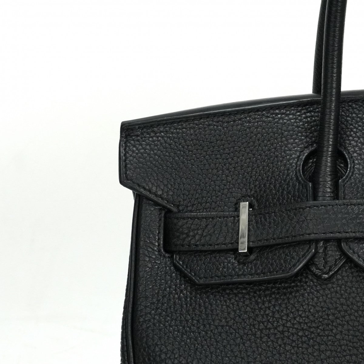 HERMES 헤르메스 Birkin 30 Birkin 30 토트 백 토고 누아 블랙 실버 하드웨어