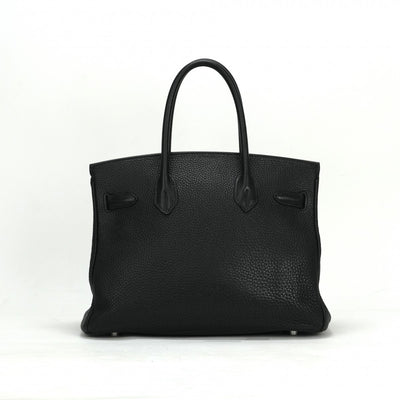 HERMES 헤르메스 Birkin 30 Birkin 30 토트 백 토고 누아 블랙 실버 하드웨어