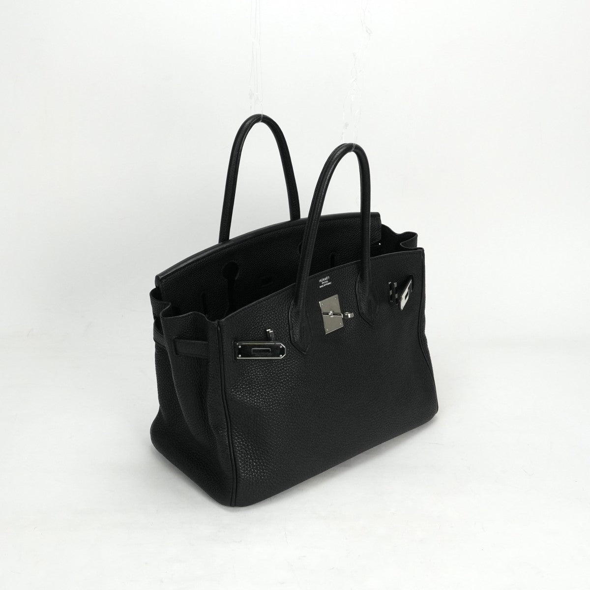 HERMES 헤르메스 Birkin 30 Birkin 30 토트 백 토고 누아 블랙 실버 하드웨어