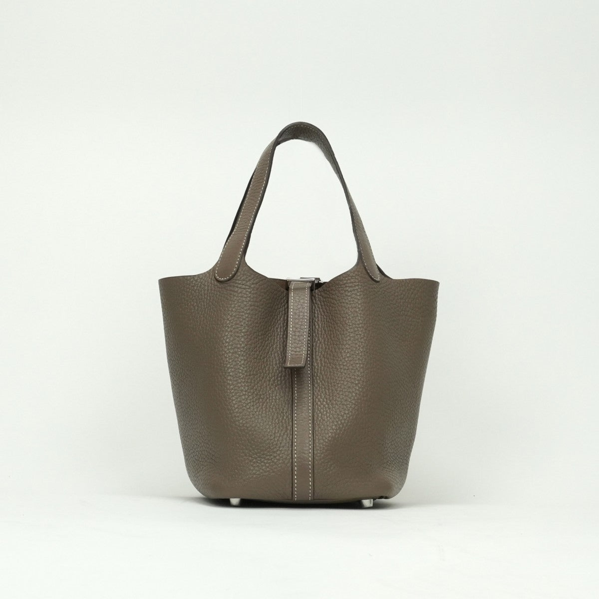 エルメス HERMES ピコタンPM ピコタン PM ピコタン18 バッグ トートバッグ トリヨンクレマンス エトゥープ Etoupe グレー gray シルバー金具 ハンドバッグ