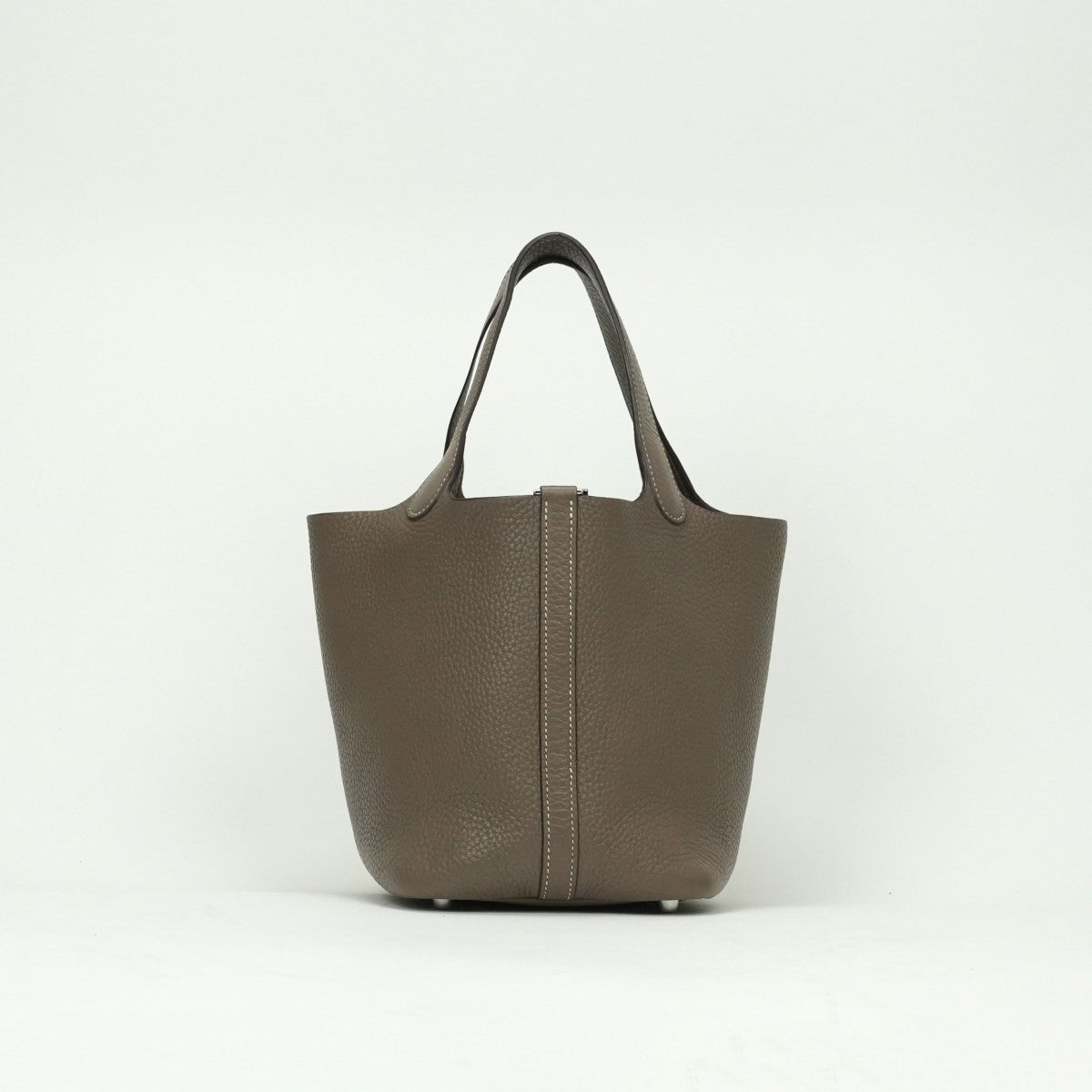エルメス HERMES ピコタンPM ピコタン PM ピコタン18 バッグ トートバッグ トリヨンクレマンス エトゥープ Etoupe グレー gray シルバー金具 ハンドバッグ