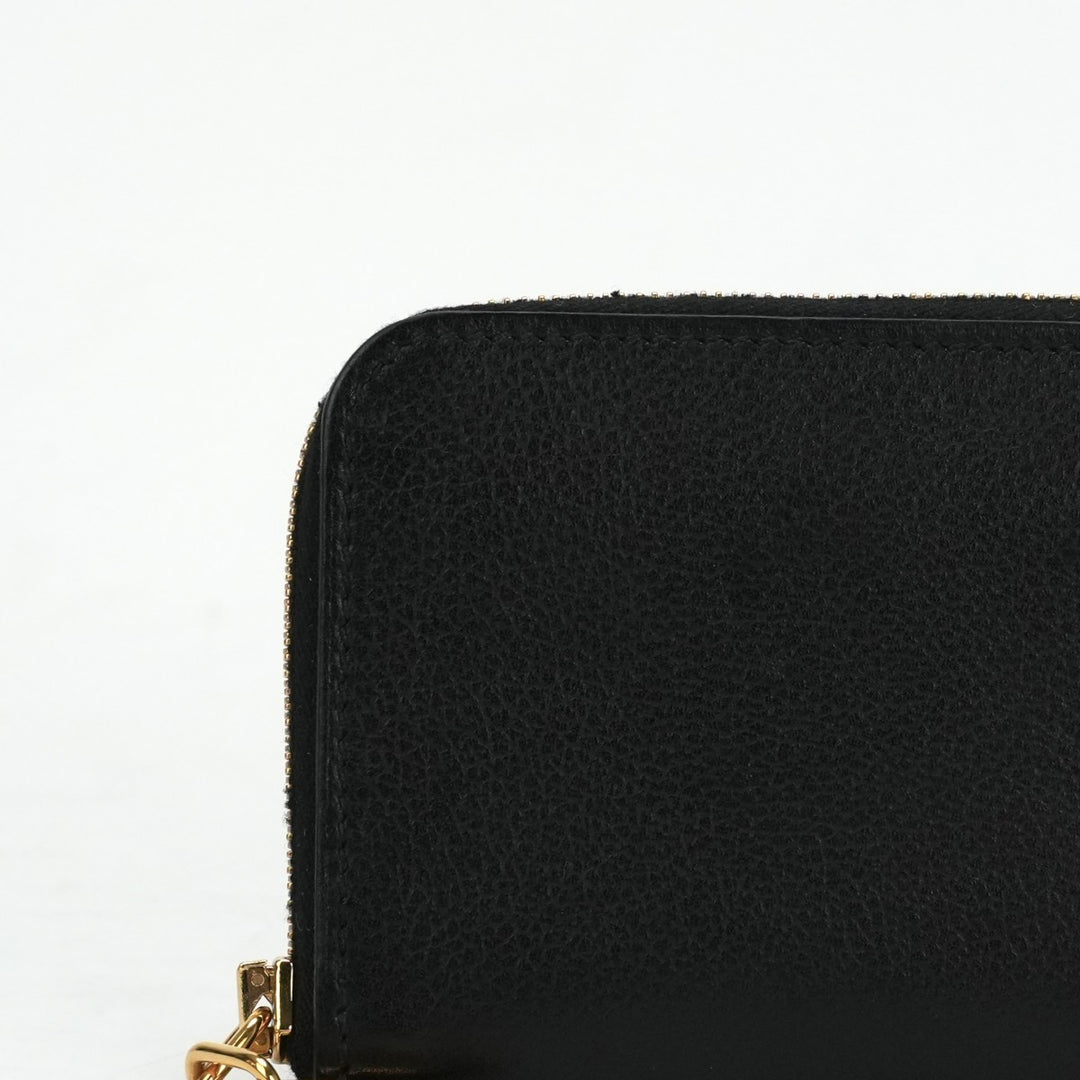 エルメス　ジップアンゴー　エバーカーフ　ケース　ブラック　U刻印 エルメス HERMES ジップアンゴー ジップ アンゴー Zipengo カード