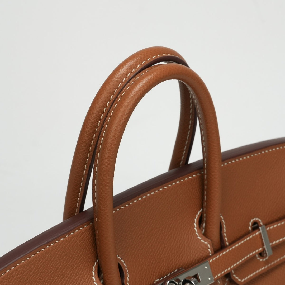 エルメス　HERMES 　レザー　茶色　ブラウン エルメス HERMES バーキン25 バーキン 25 バッグ トートバッグ