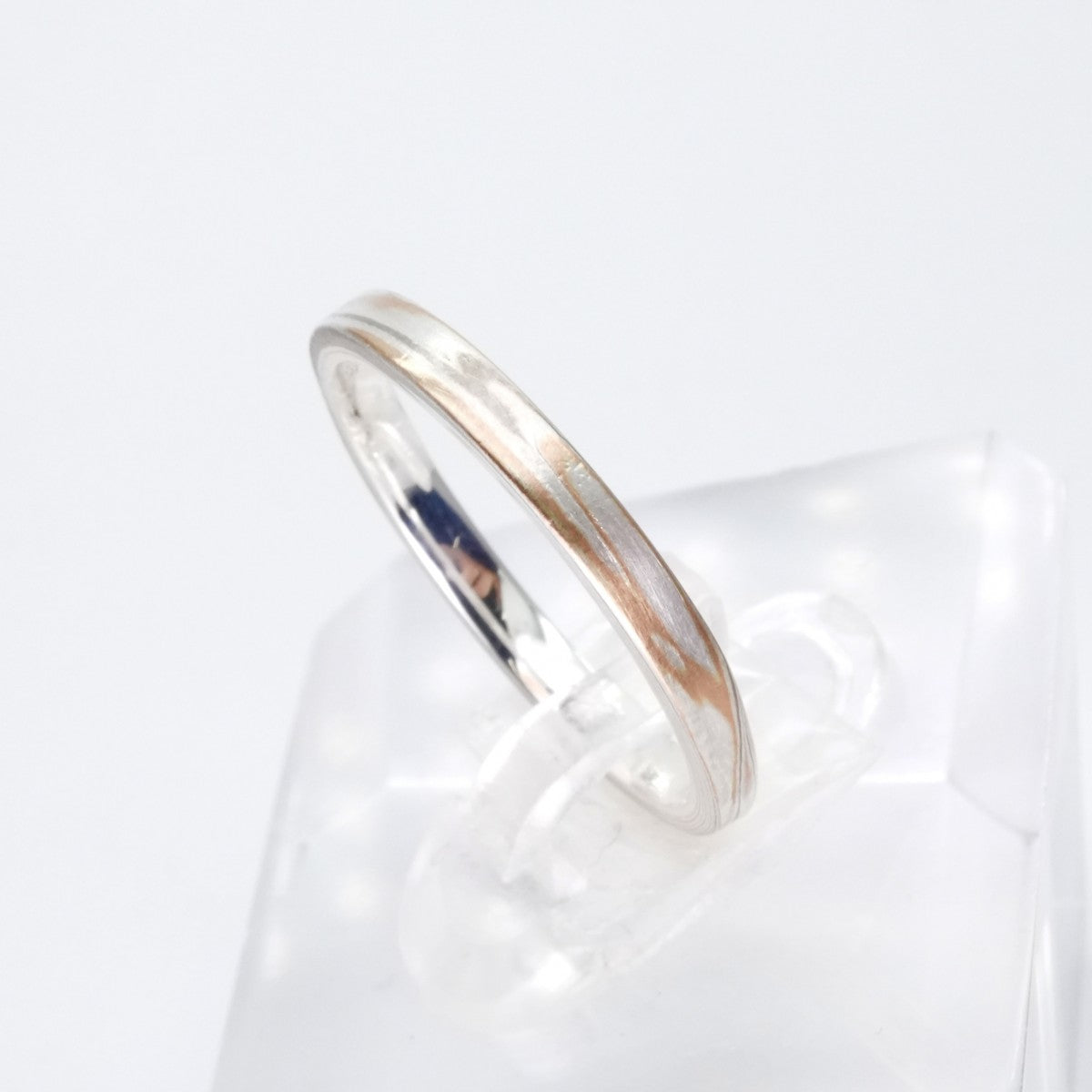 mokumeganeya/mokumeganeya mokumeganeya mokumegane ring sv/k18银结婚戒指婚姻对戒指