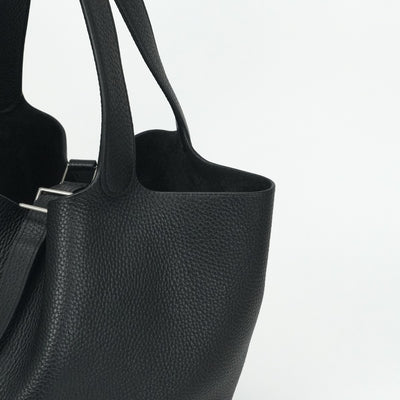 エルメス HERMES ピコタンGM ピコタン GM ピコタン26 バッグ トートバッグ トリヨンクレマンス ノワール ブラック 黒 シルバー金具