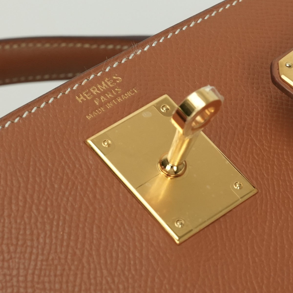 エルメス HERMES ケリー32 ケリー 32 バッグ トートバッグ ショルダーバッグ クシュベル ゴールド ブラウン 茶 ゴールド金具