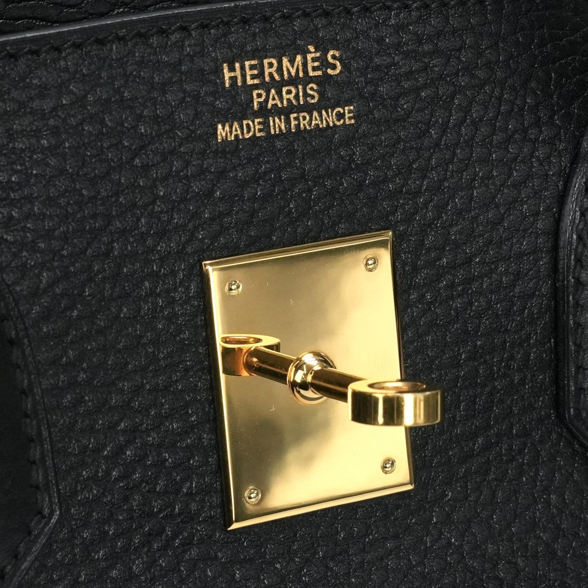 HERMES 爱马仕 Birkin 35 Birkin 35 包，手提袋，阿登，黑色，黑色，金色配件