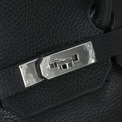 HERMES 헤르메스 Birkin 35 Birkin 35 가방, 토트 백, Ardennes 누아르, 검은 색, 실버 하드웨어