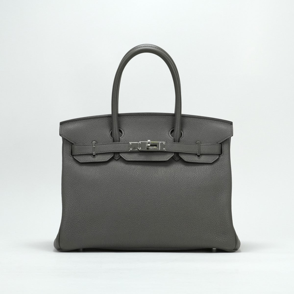 HERMES 헤르메스 Birkin 30 Birkin 30 가방 토트 백 토고 에탄 그레이 실버 금속 피팅