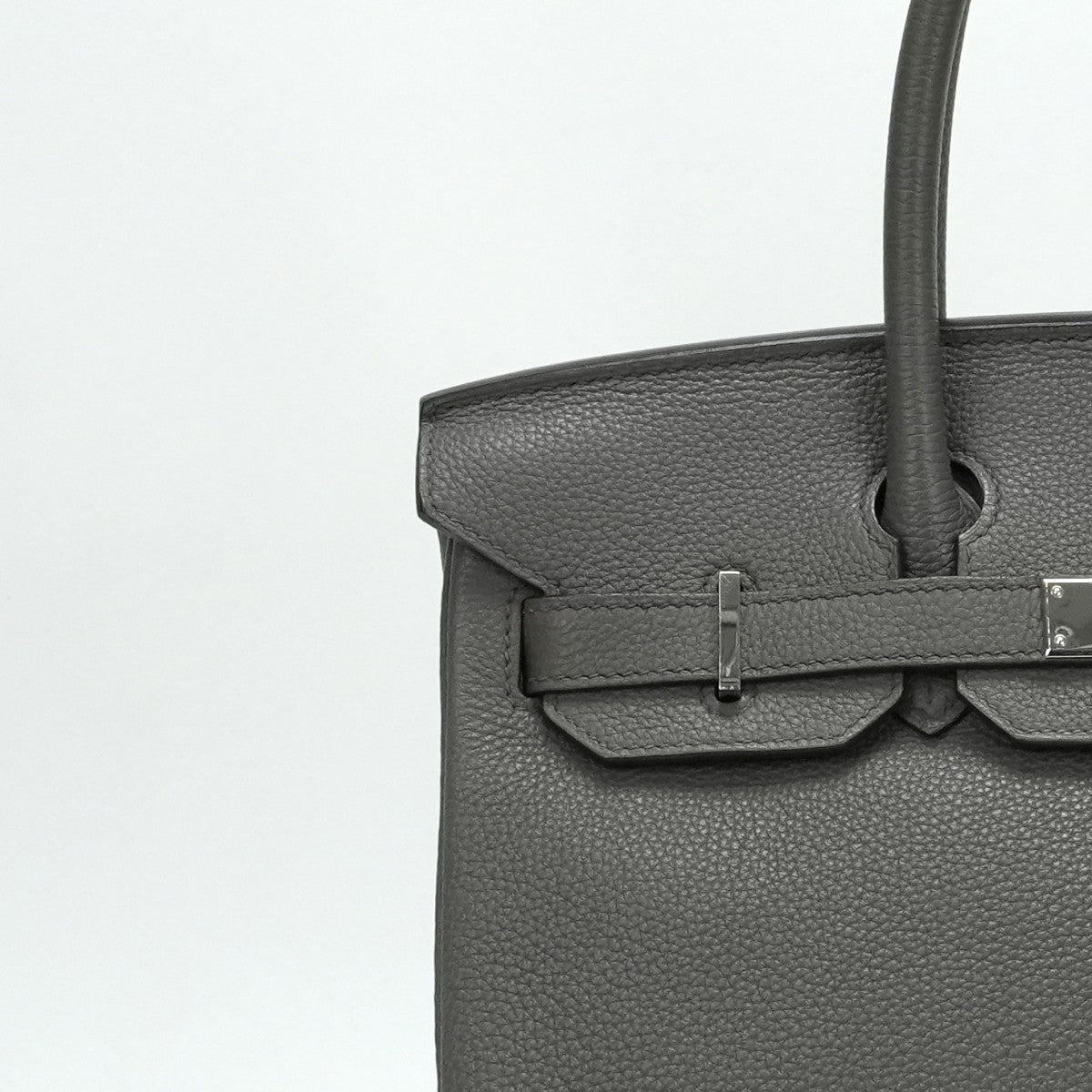 HERMES 헤르메스 Birkin 30 Birkin 30 가방 토트 백 토고 에탄 그레이 실버 금속 피팅