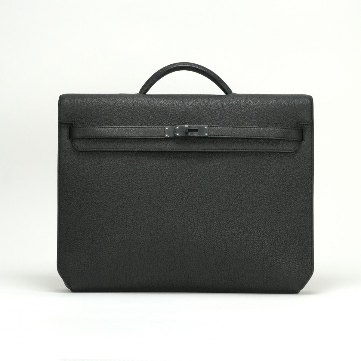 HERMES HERMES Kelly depeche 36 monochrome Kelly depeche 36 monochrome Bags, business bags, briefcases, togo, soar black, noir, black, black, metal fittings, business case