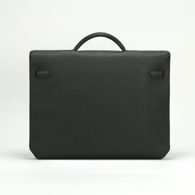 HERMES HERMES Kelly depeche 36 monochrome Kelly depeche 36 monochrome Bags, business bags, briefcases, togo, soar black, noir, black, black, metal fittings, business case