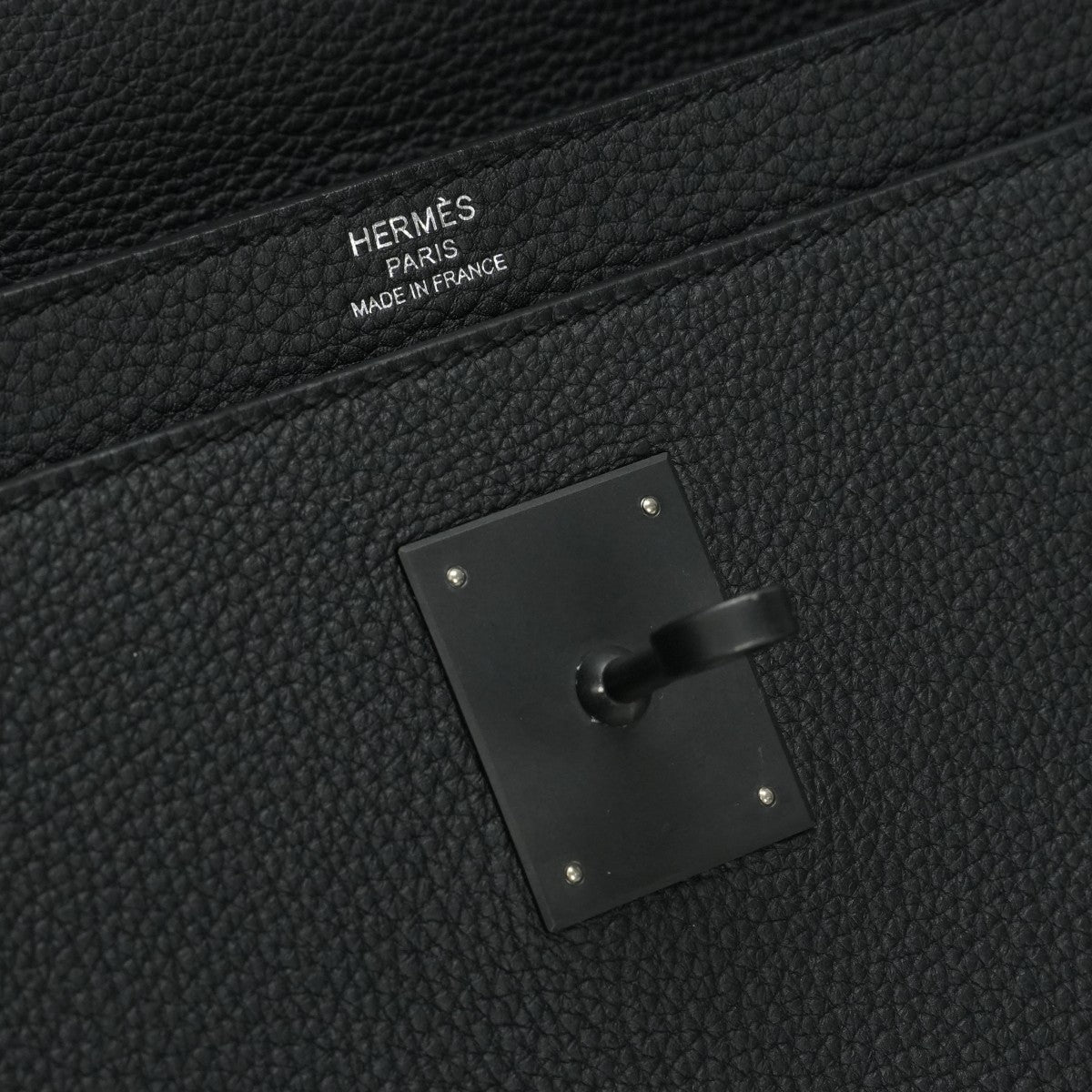 HERMES HERMES Kelly depeche 36 monochrome Kelly depeche 36 monochrome Bags, business bags, briefcases, togo, soar black, noir, black, black, metal fittings, business case