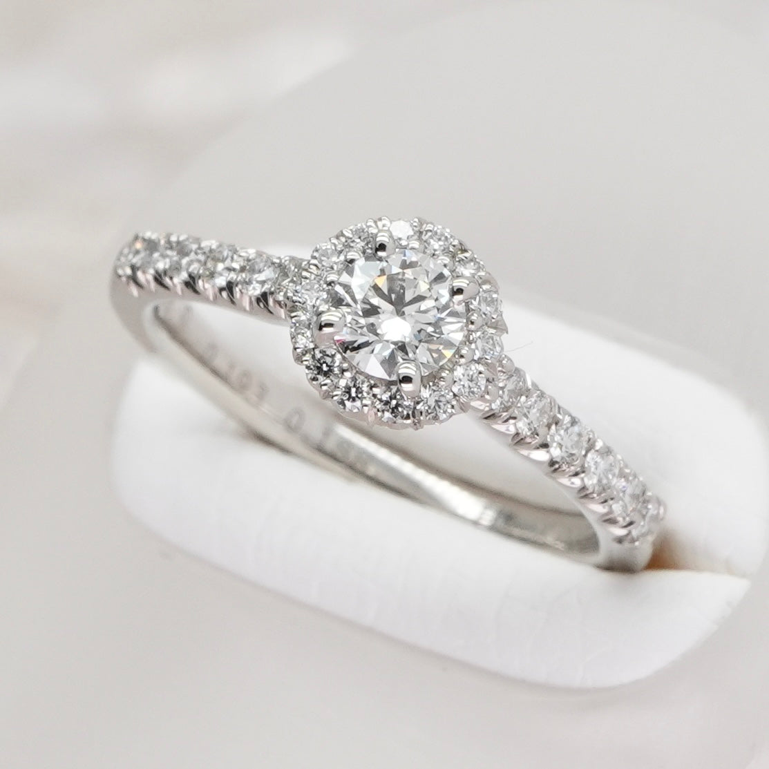 DIAMOND SHIRAISHI 钻石Shiraishi花束花束环PT950银订婚戒指钻石戒指订婚戒指铂金