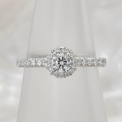 DIAMOND SHIRAISHI 钻石Shiraishi花束花束环PT950银订婚戒指钻石戒指订婚戒指铂金