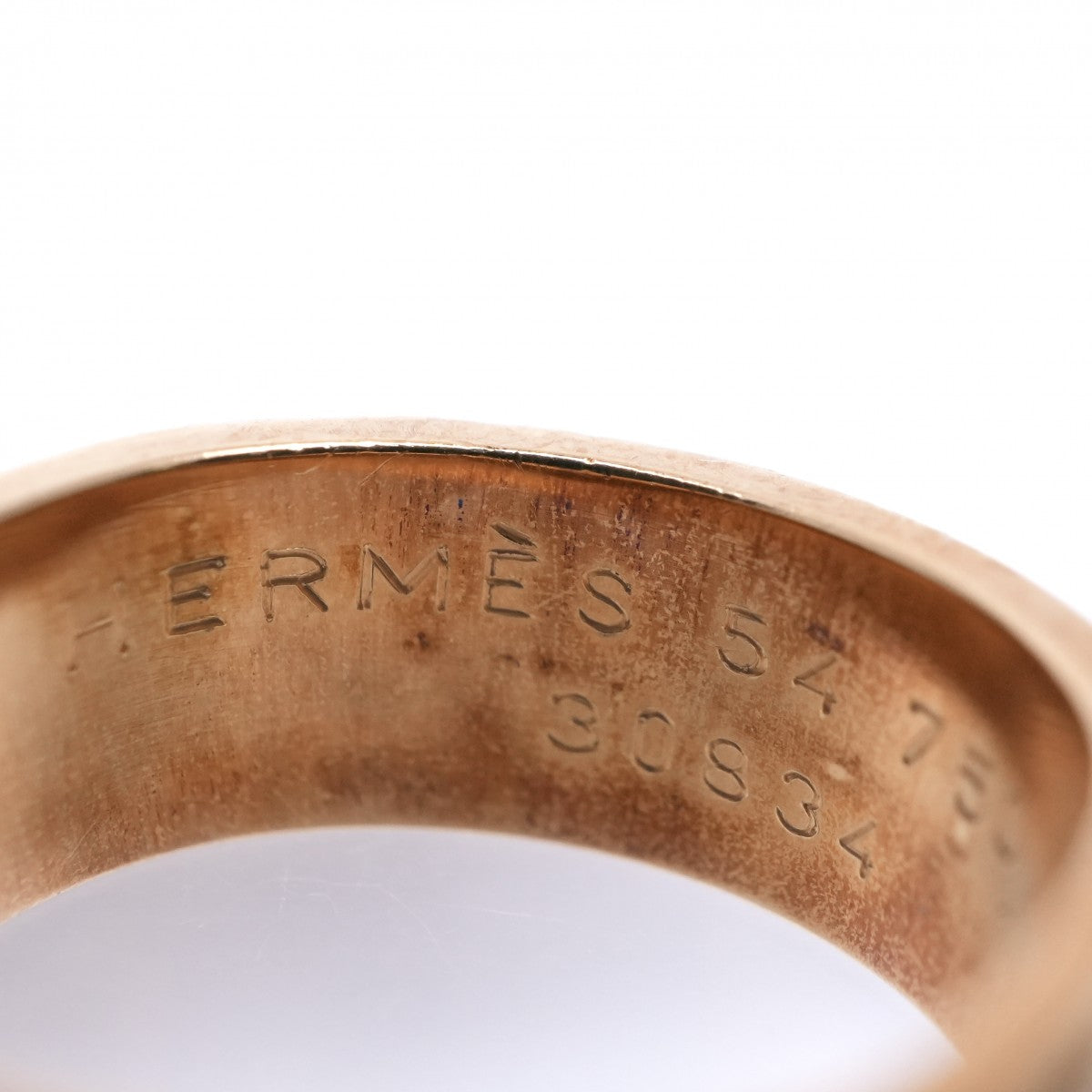 HERMES HERMES Kelly Kelly Ring 750 Gold Vintage Antique Rare Rare Hallmark Diamond Jewelry
