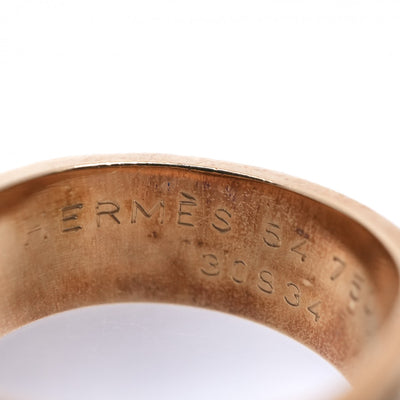 HERMES HERMES Kelly Kelly Ring 750 Gold Vintage Antique Rare Rare Hallmark Diamond Jewelry