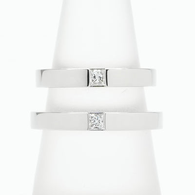 HARRY WINSTON 해리 윈스턴 공주 컷 결혼 반지 라운드 컷 결혼 반지 클래식 다이아몬드 밴드 링 링 PT950 실버 웨딩 링 결혼 반지 플래티넘 다이아몬드