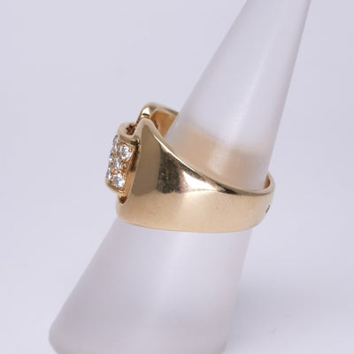 HERMES HERMES Ring 750 Gold Antique Rare Rare Diamond Jewelry Jewelry
