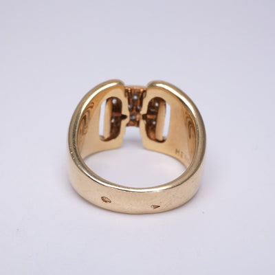 HERMES HERMES Ring 750 Gold Antique Rare Rare Diamond Jewelry Jewelry