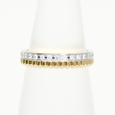 BOUCHERON BOUCHERON Catre Radiant Ring Half Full Pave Quatre ringRadiant ring quatre radiant edition ring 750YG/WG yellow gold white gold eternity ring wedding ring marriage ring K18YG WG