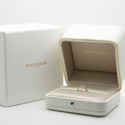BOUCHERON Boucheron Catre Radiant ring 반쯤 포장 Quatre ring빛나는 반지 퀘이트 레디언트 에디션 링 750yg/wg 옐로우 골드 화이트 골드 영원 반지 결혼 반지 결혼 반지 k18yg wg
