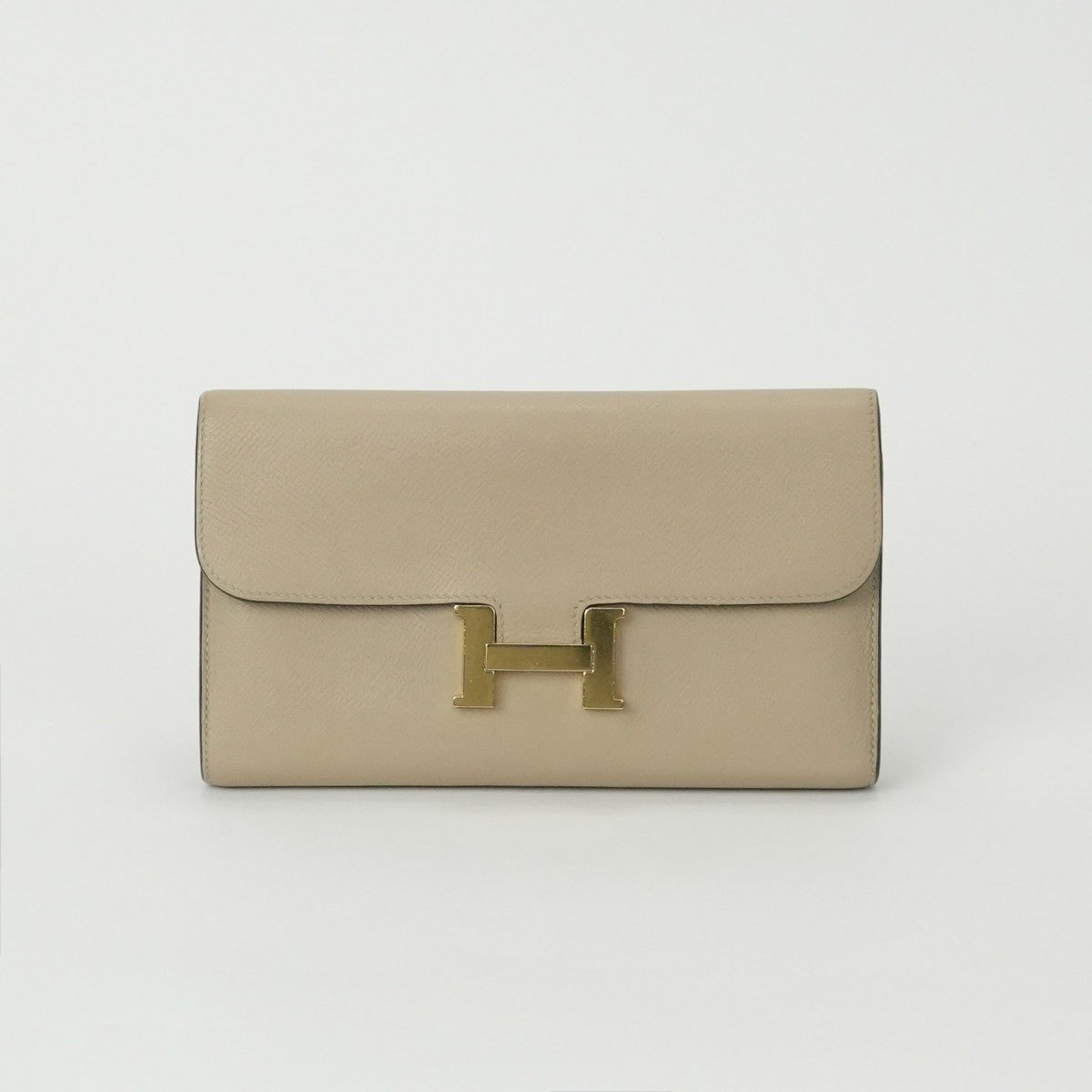 HERMES 헤르메스 Constance long verso Constance long 지갑 롱 지갑 Epson 트렌치 베이지 색 목표 피팅 Vaugh Epson Bicolor