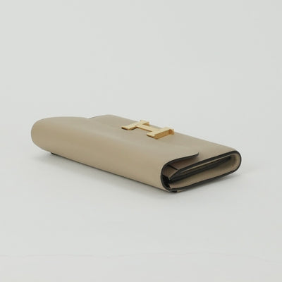 HERMES 헤르메스 Constance long verso Constance long 지갑 롱 지갑 Epson 트렌치 베이지 색 목표 피팅 Vaugh Epson Bicolor