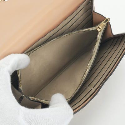 HERMES HERMES Constance long verso Constance long Wallet Long Wallet Epson Trench Beige Goal Fittings Vaugh Epson Bicolor
