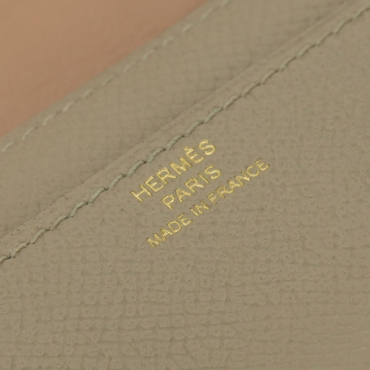 HERMES HERMES Constance long verso Constance long Wallet Long Wallet Epson Trench Beige Goal Fittings Vaugh Epson Bicolor