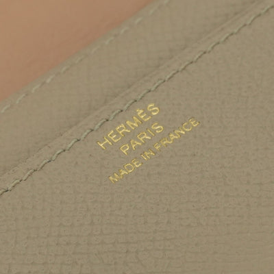 HERMES 헤르메스 Constance long verso Constance long 지갑 롱 지갑 Epson 트렌치 베이지 색 목표 피팅 Vaugh Epson Bicolor