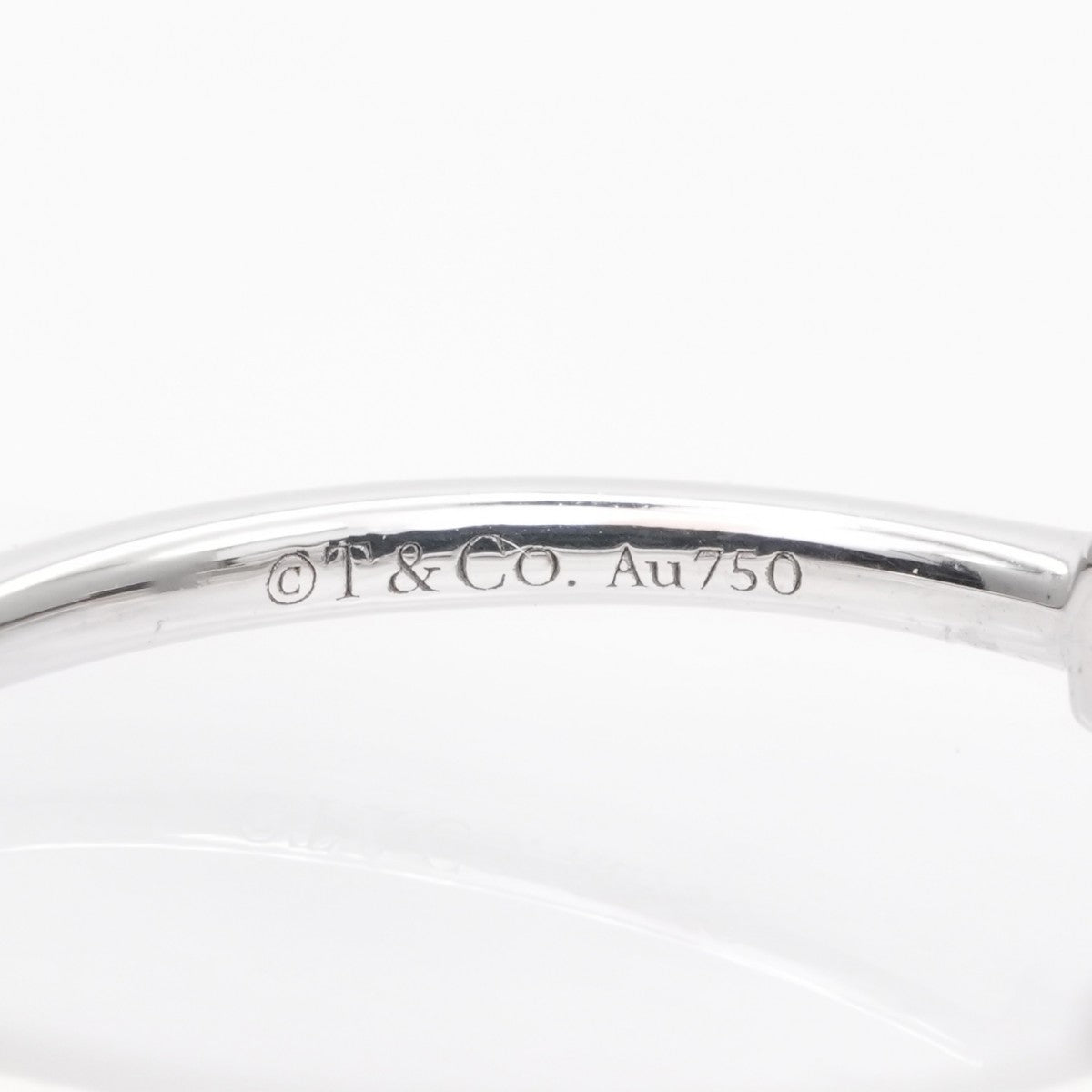 Tiffany & Co. Tiffany＆Co。 Tiffany & Co. T环750WG银钻石白金