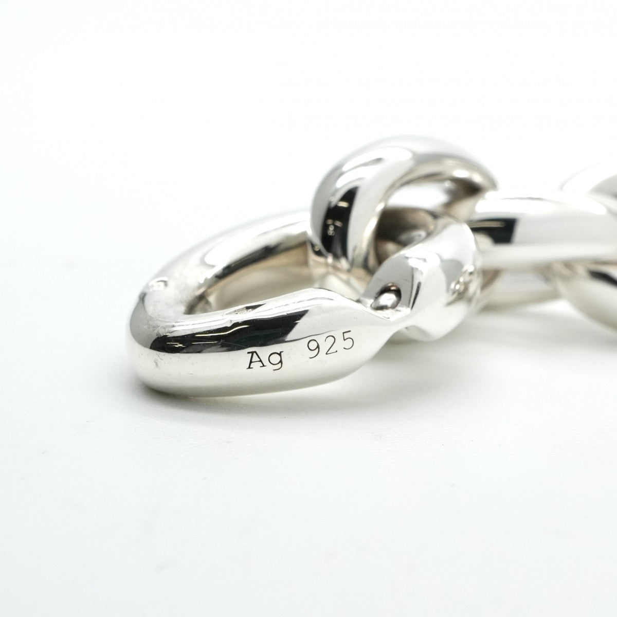HERMES HERMES Acrobat Acrobat MM Bracelet Bangle Cuff 925 Silver Silver MM 22-panel Rare