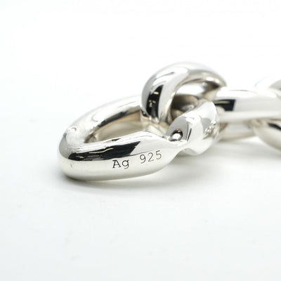 HERMES HERMES Acrobat Acrobat MM Bracelet Bangle Cuff 925 Silver Silver MM 22-panel Rare