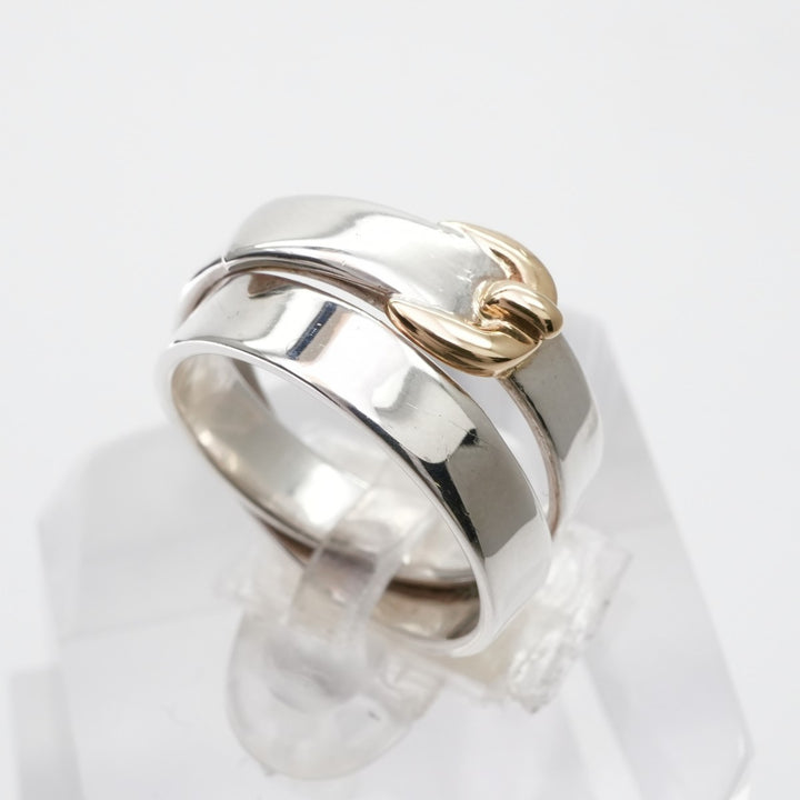 エルメス HERMES ダブルトゥール ダブルトゥール リング 指輪 Au750