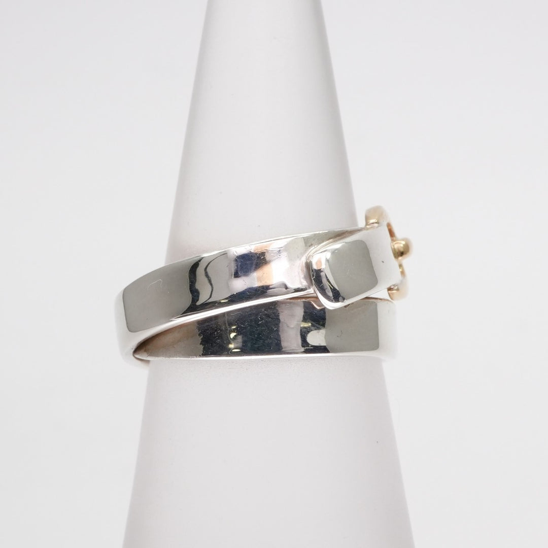 エルメス HERMES ダブルトゥール ダブルトゥール リング 指輪 Au750