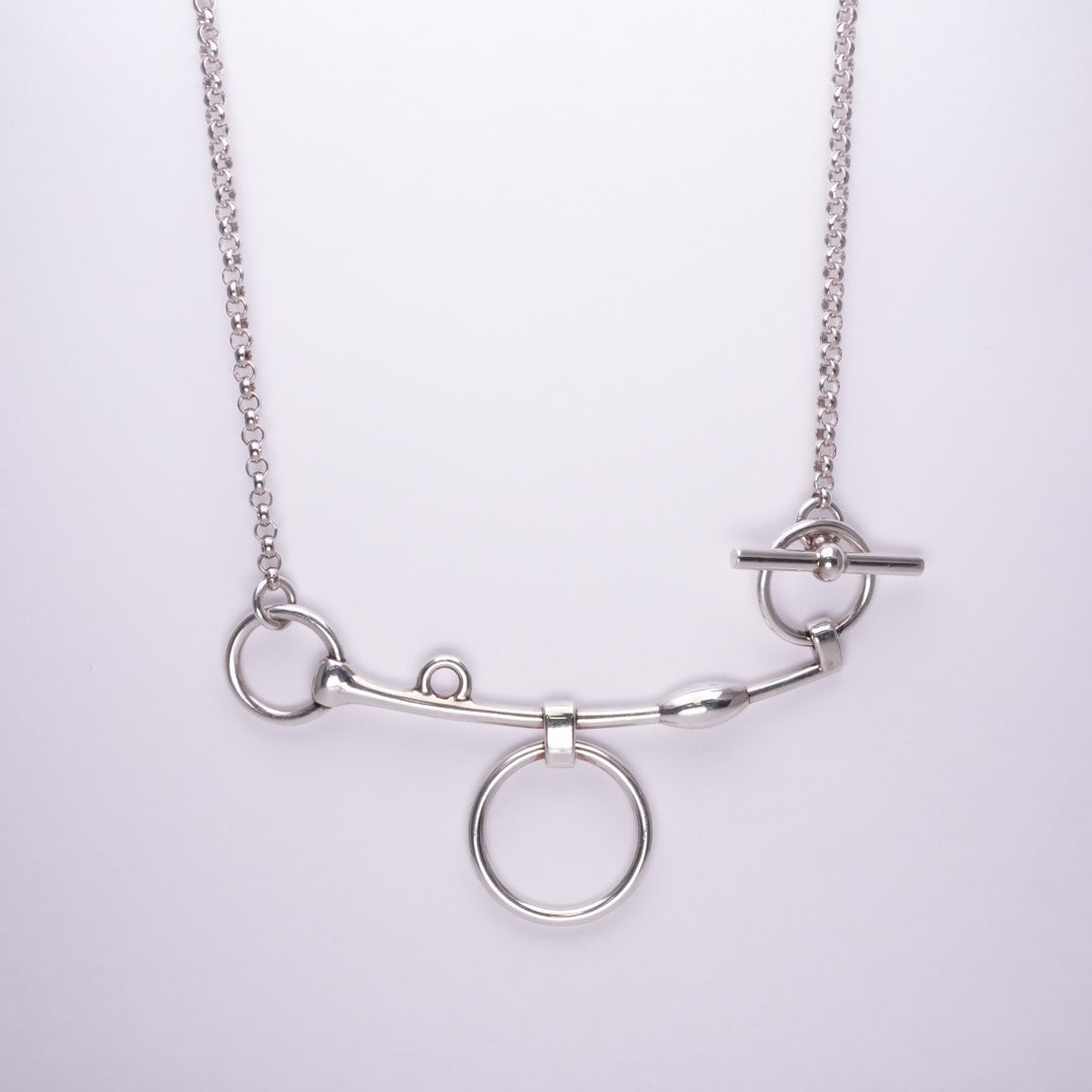 □HERMES□ モール ドゥ ブリッド ネックレス ヴィンテージ Ag925