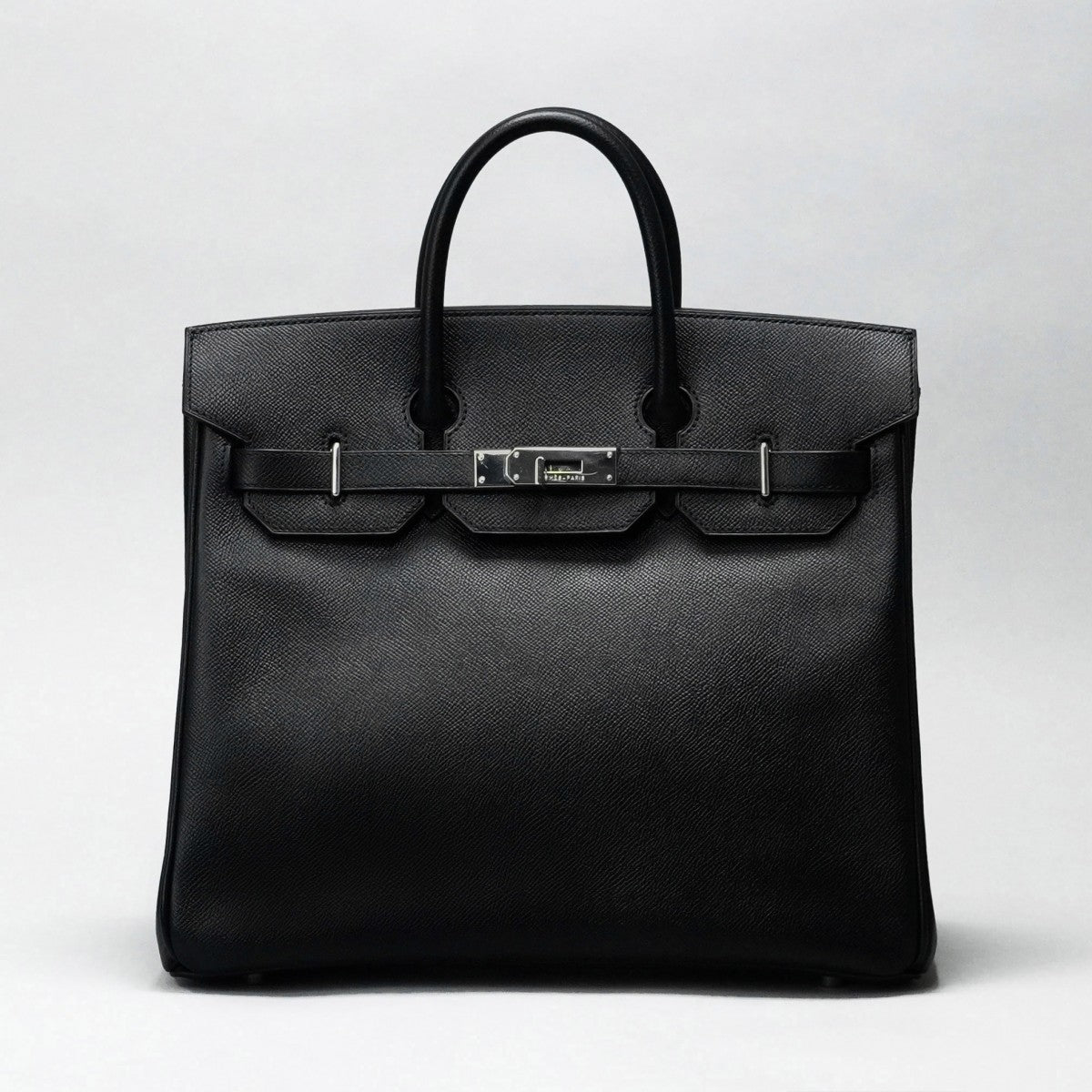 HERMES 爱马仕 Haut a courroies 32 Haut a courroies 32 袋子手提袋爱普生黑色银色硬件沃恩·爱普生