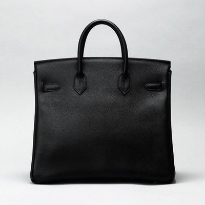 HERMES 爱马仕 Haut a courroies 32 Haut a courroies 32 袋子手提袋爱普生黑色银色硬件沃恩·爱普生