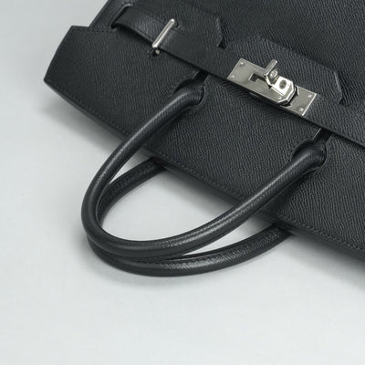 HERMES 爱马仕 Haut a courroies 32 Haut a courroies 32 袋子手提袋爱普生黑色银色硬件沃恩·爱普生