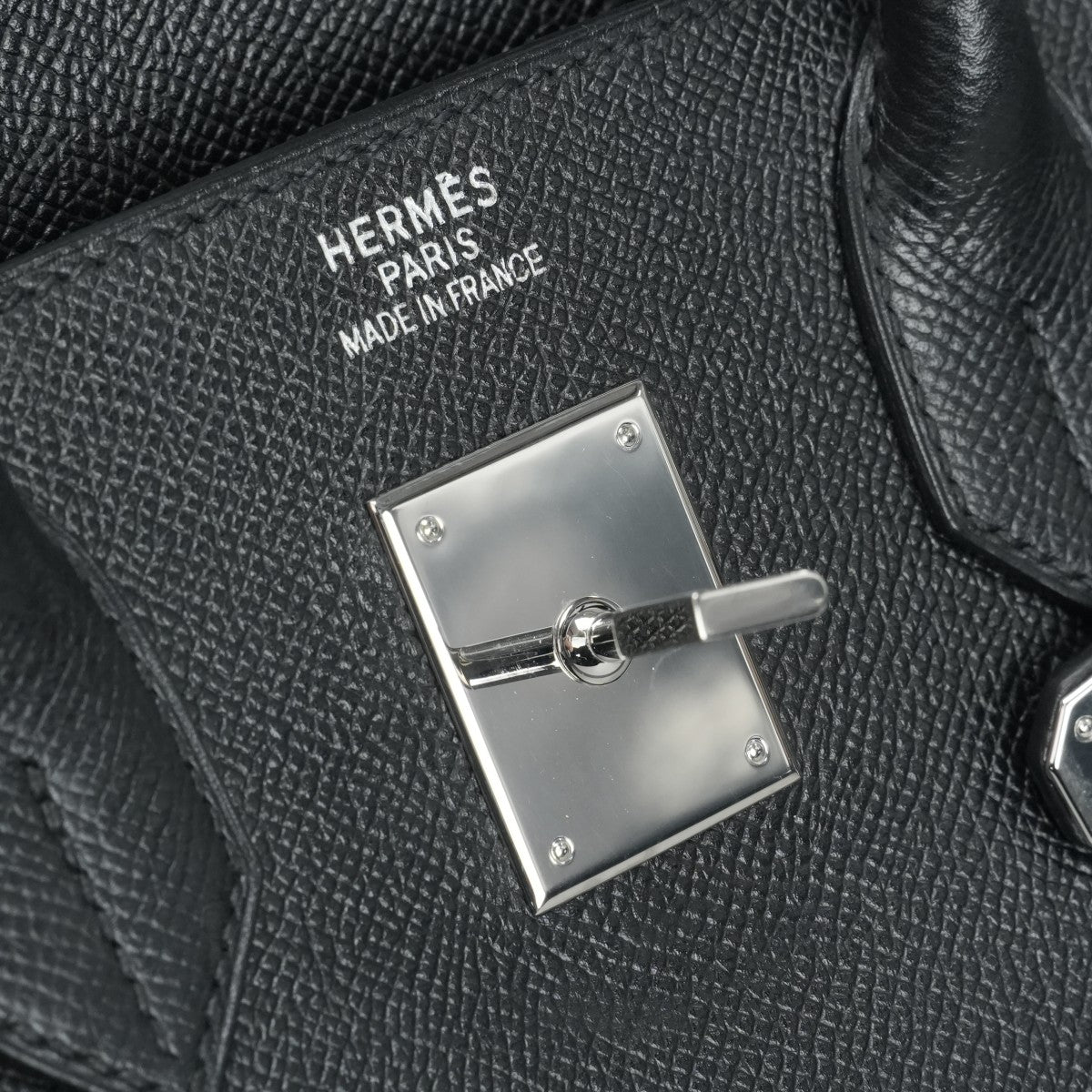 エルメス HERMES オータクロア32 オータクロア 32 バッグ トートバッグ エプソン ノワール ブラック 黒 シルバー金具 ヴォーエプソン