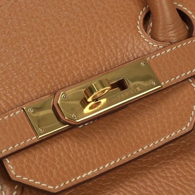 エルメス HERMES バーキン35 バーキン 35 バッグ トートバッグ アルデンヌ ゴールド Gold ブラウン brown 茶 ゴールド金具