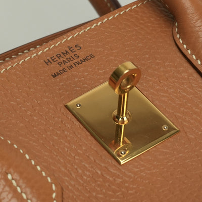 エルメス HERMES バーキン35 バーキン 35 バッグ トートバッグ アルデンヌ ゴールド Gold ブラウン brown 茶 ゴールド金具