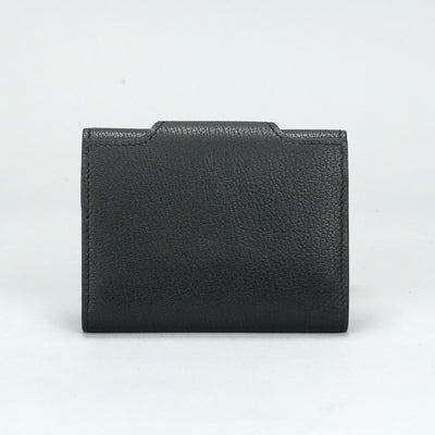 HERMES HERMES Iliad Wallet, Bifold Wallet, Mini Wallet, Mini Wallet, Gallop Do Chevre mysore Noir black silver hardware